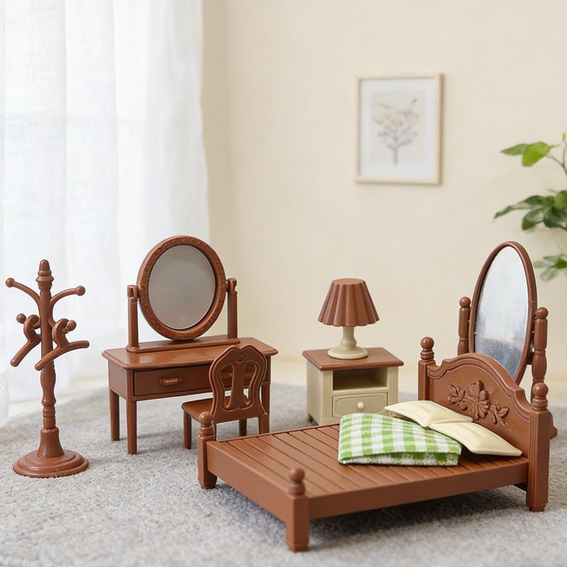Bedroom Furniture - Nova casa de bonecas com mobiliário