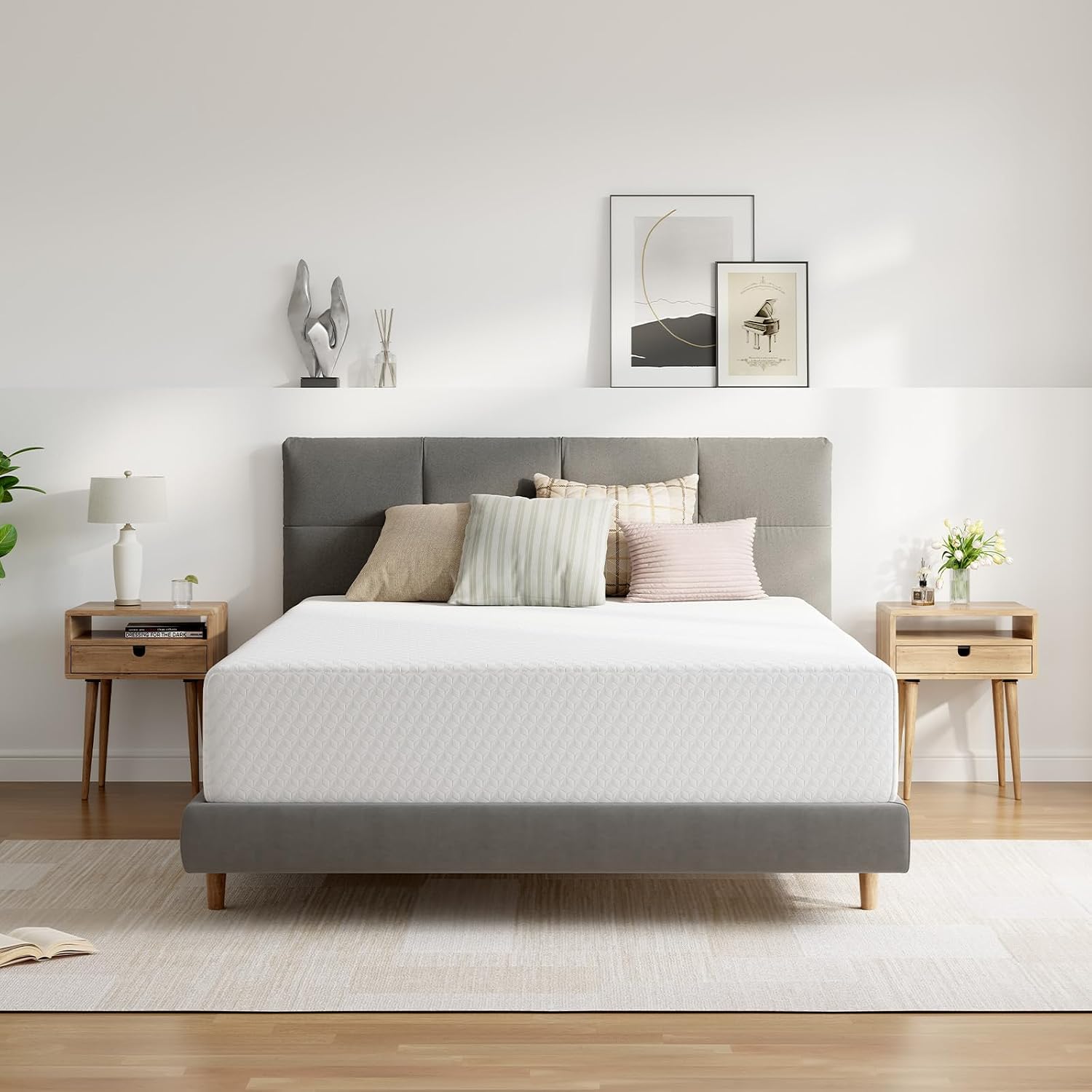 Memory Foam Mattress In A Box Queen - Colchão de espuma viscoelástica tamanho king,