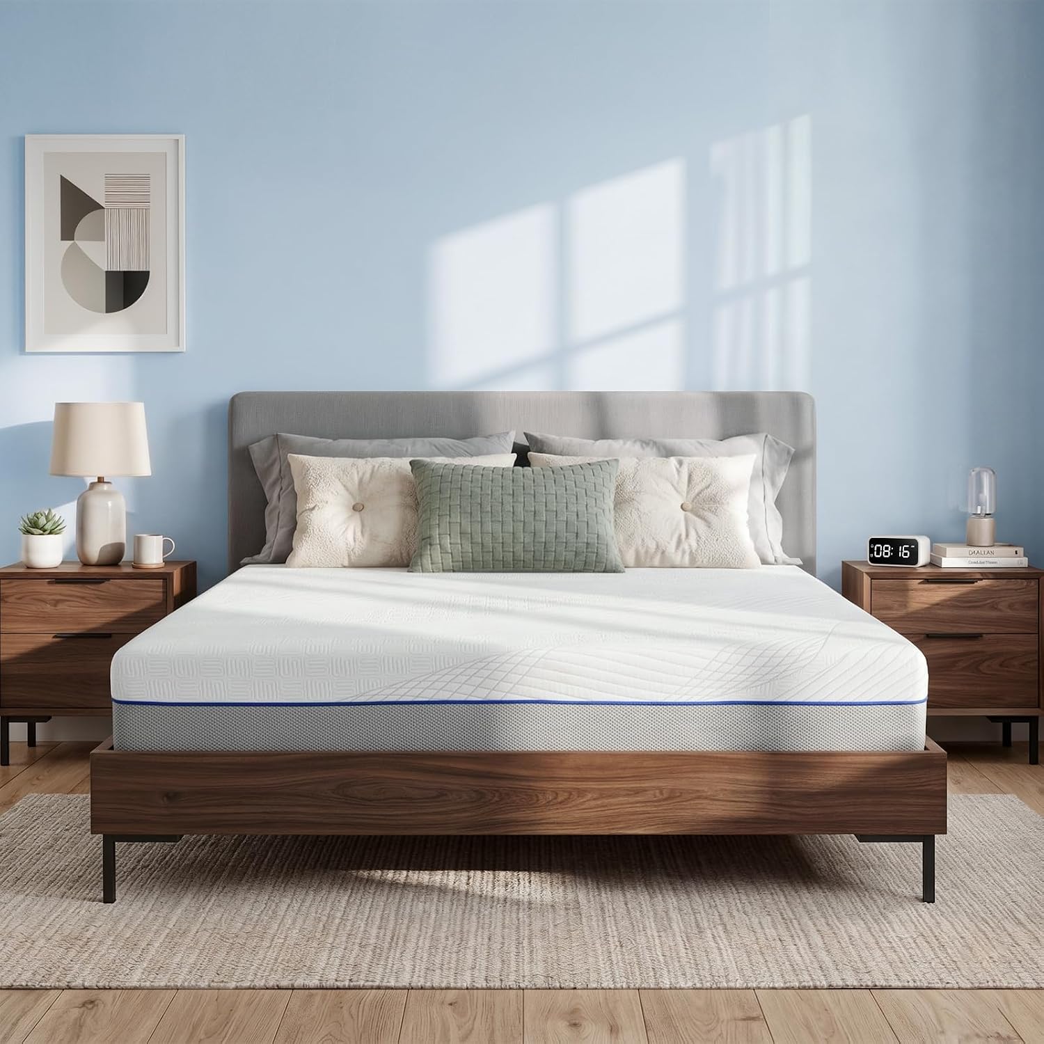 Memory Foam Mattress In A Box Queen - Colchão Queen Size 12 polegadas de