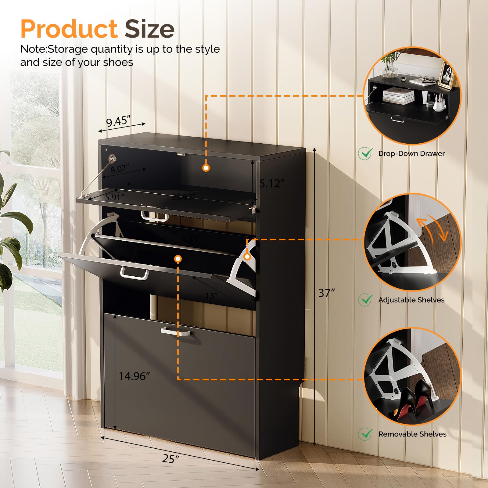 Armário para guardar sapatos,  - Shoe Rack Cabinet Narrow Entryway avaliação e preço