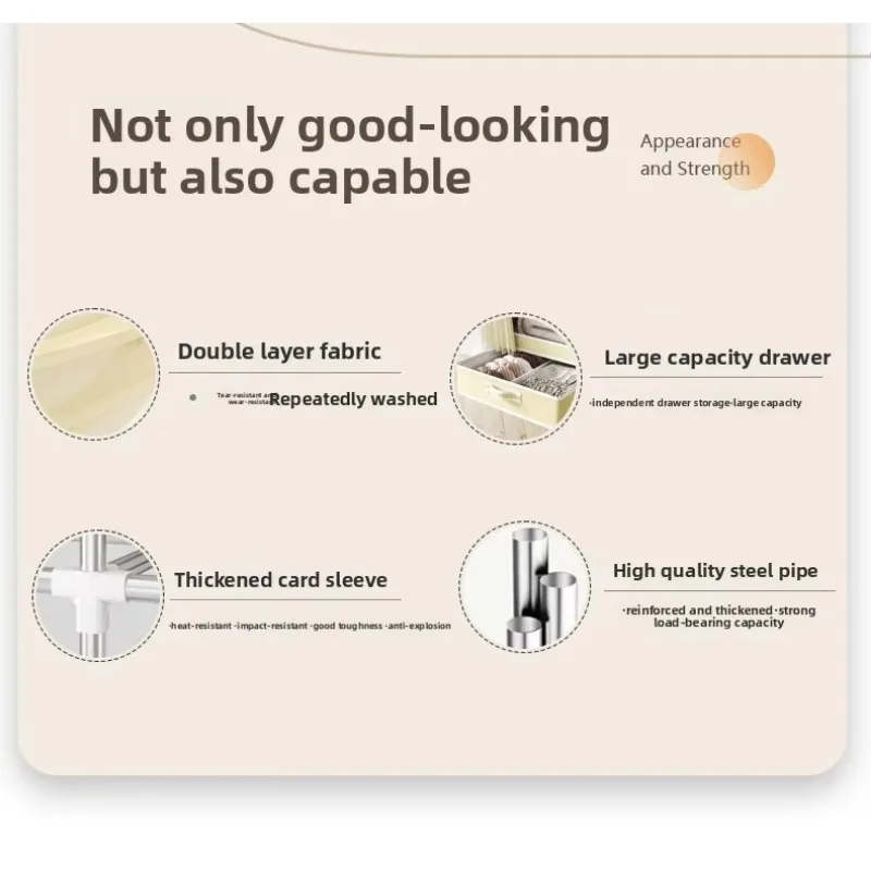 Armário portátil com capa, est - Wardrobe Closet Portable Fabric Cover avaliação e preço