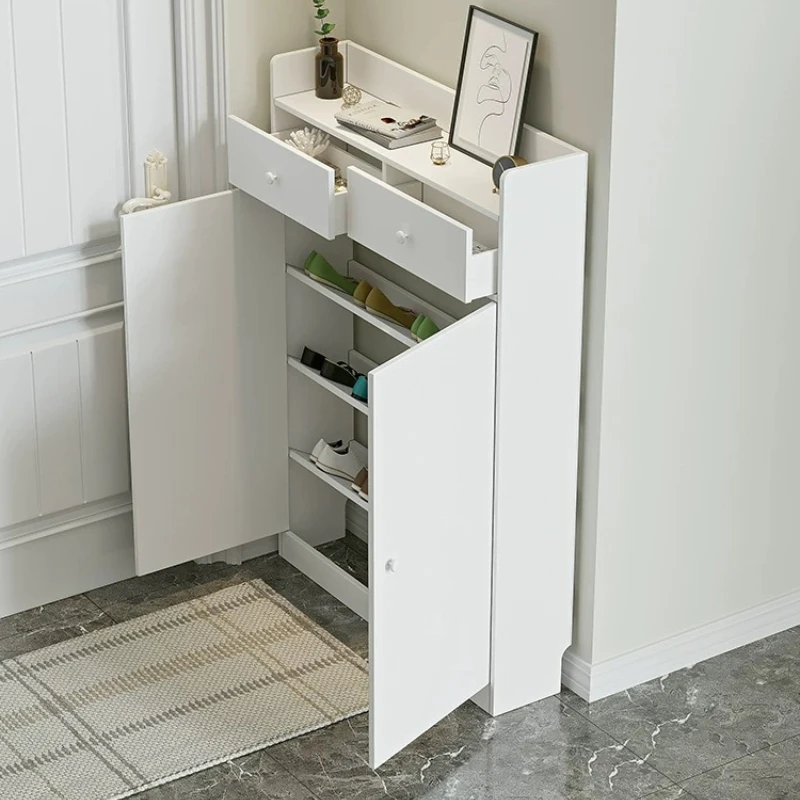 &Slim Armário de Sapatos de 20 - Shoe Rack Cabinet Narrow Entryway avaliação e preço