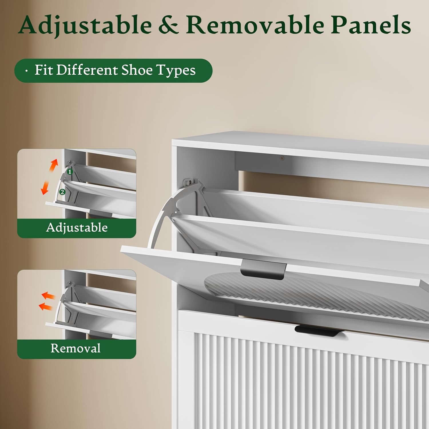 Armário para Sapatos com 3 Gav - Shoe Rack Cabinet Narrow Entryway avaliação e preço