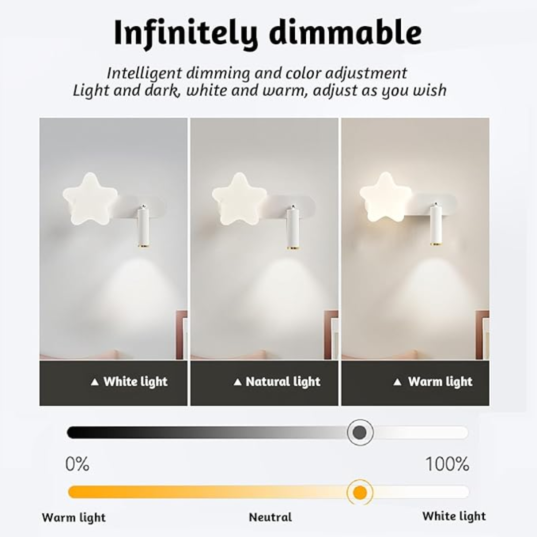 Luminária de parede LED com in - Floating Nightstand With Led Light avaliação e preço