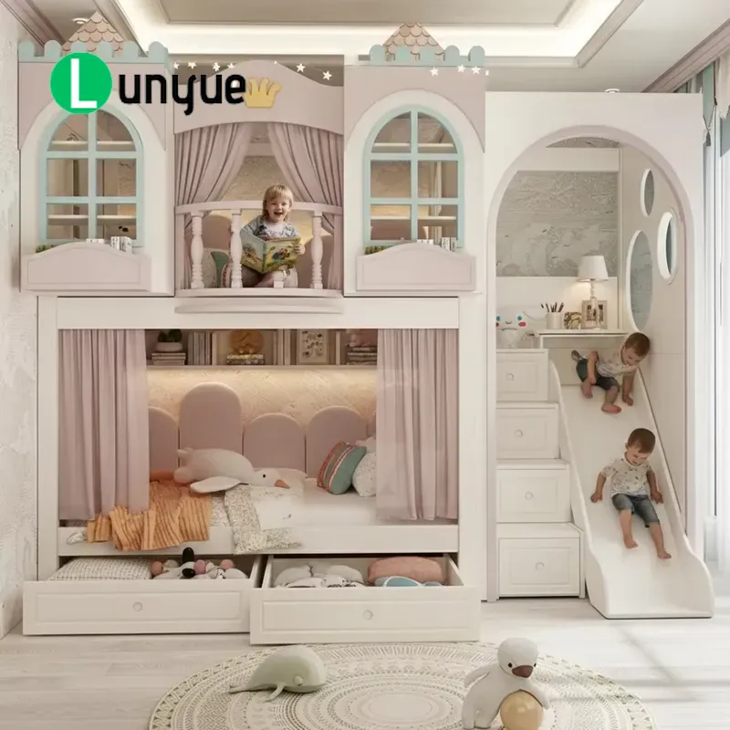 Cama Beliche Personalizada Est - Bunk Bed With Stairs And Slide avaliação e preço