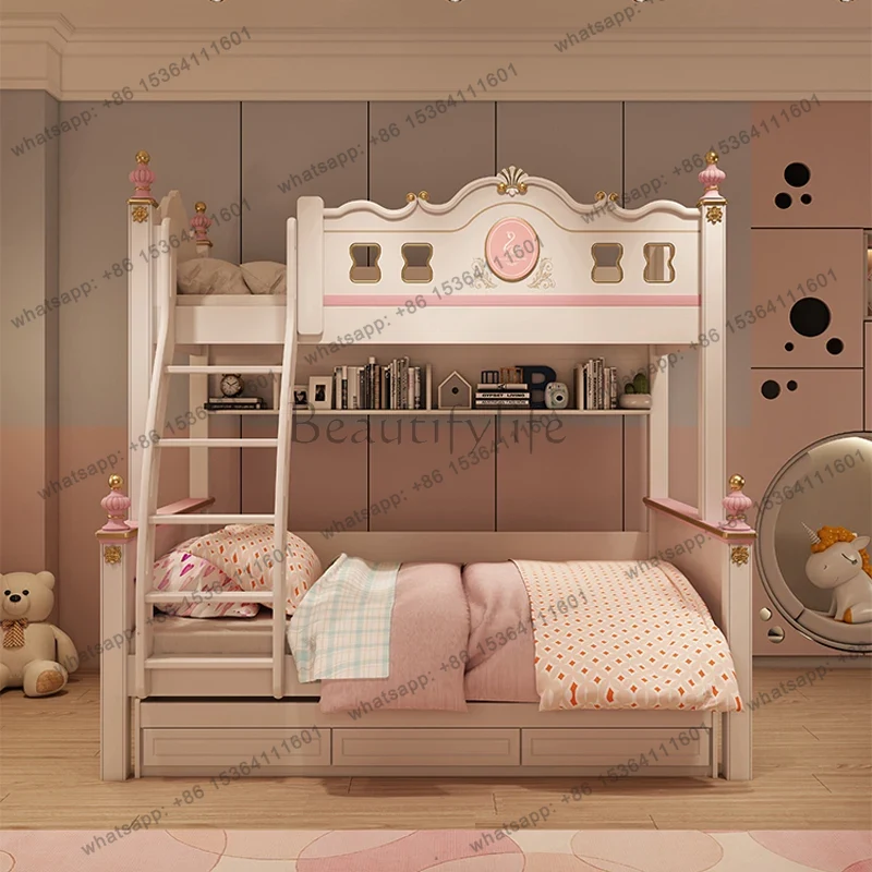 Camas beliche de luxo modernas - Bunk Bed With Stairs And Slide avaliação e preço