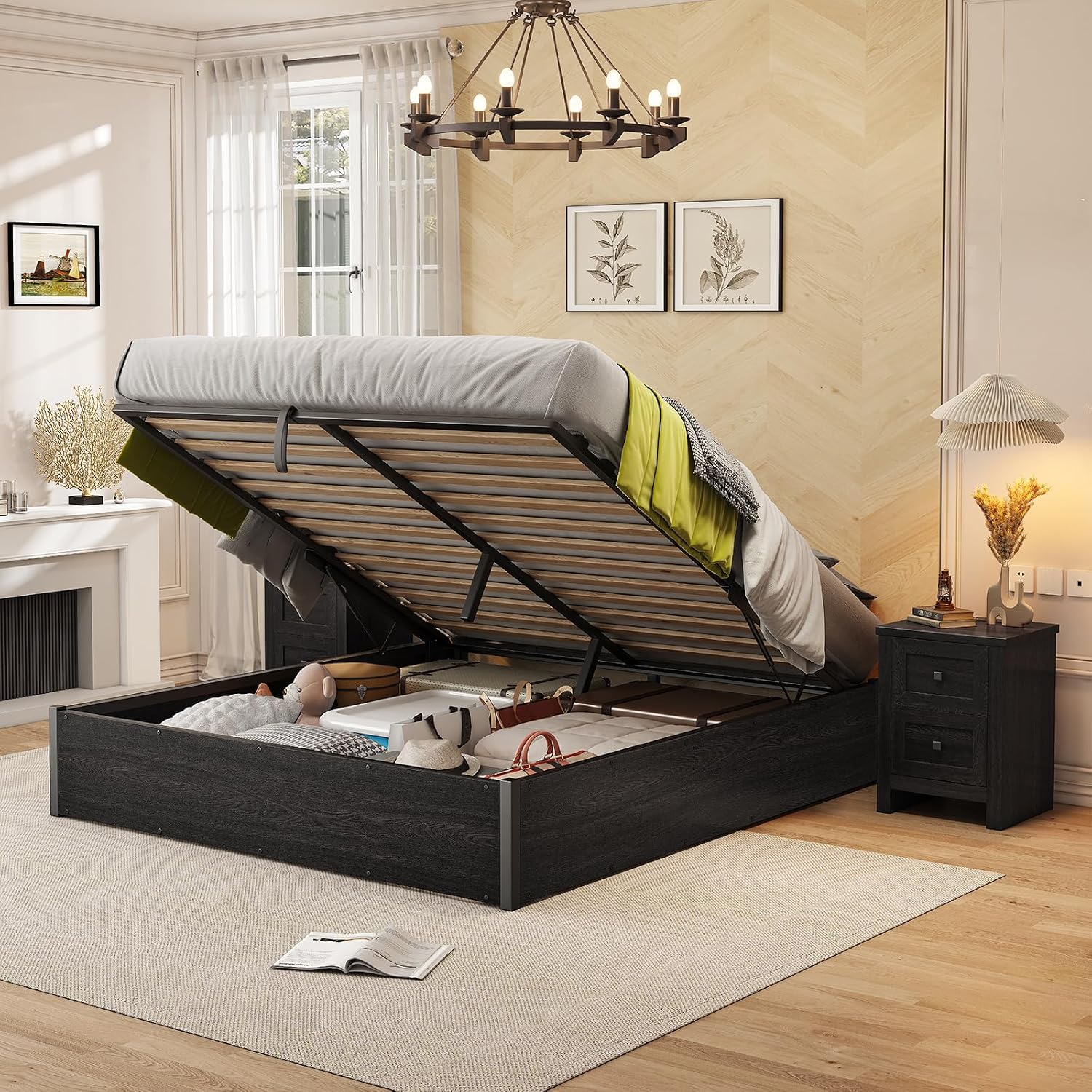 Base de Cama Elevável com Arma - Gas Lift Storage Bed Hydraulic avaliação e preço