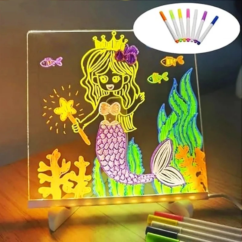 Quadro de notas com luz noturn - Floating Nightstand With Led Light avaliação e preço