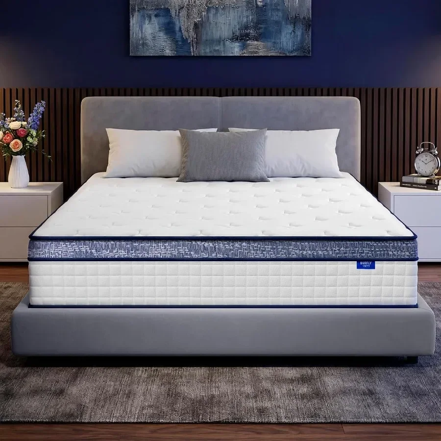 Colchão Queen, colchões híbrid - Memory Foam Mattress In A Box Queen avaliação e preço