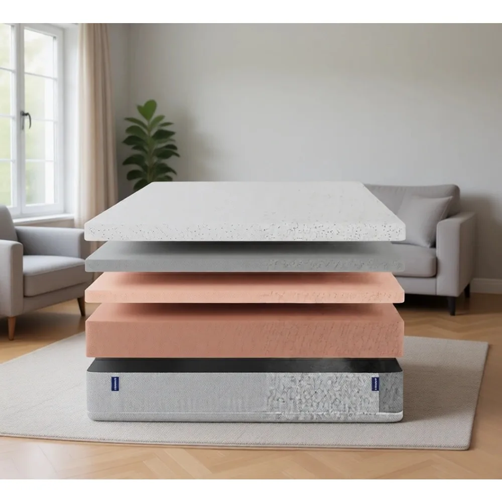 Colchão de espuma viscoelástic - Memory Foam Mattress In A Box Queen avaliação e preço