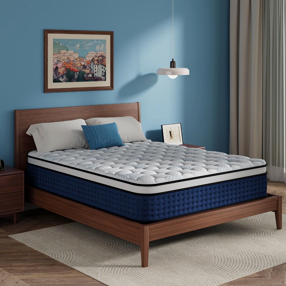 Colchão Queen, Colchão Híbrido - Memory Foam Mattress In A Box Queen avaliação e preço