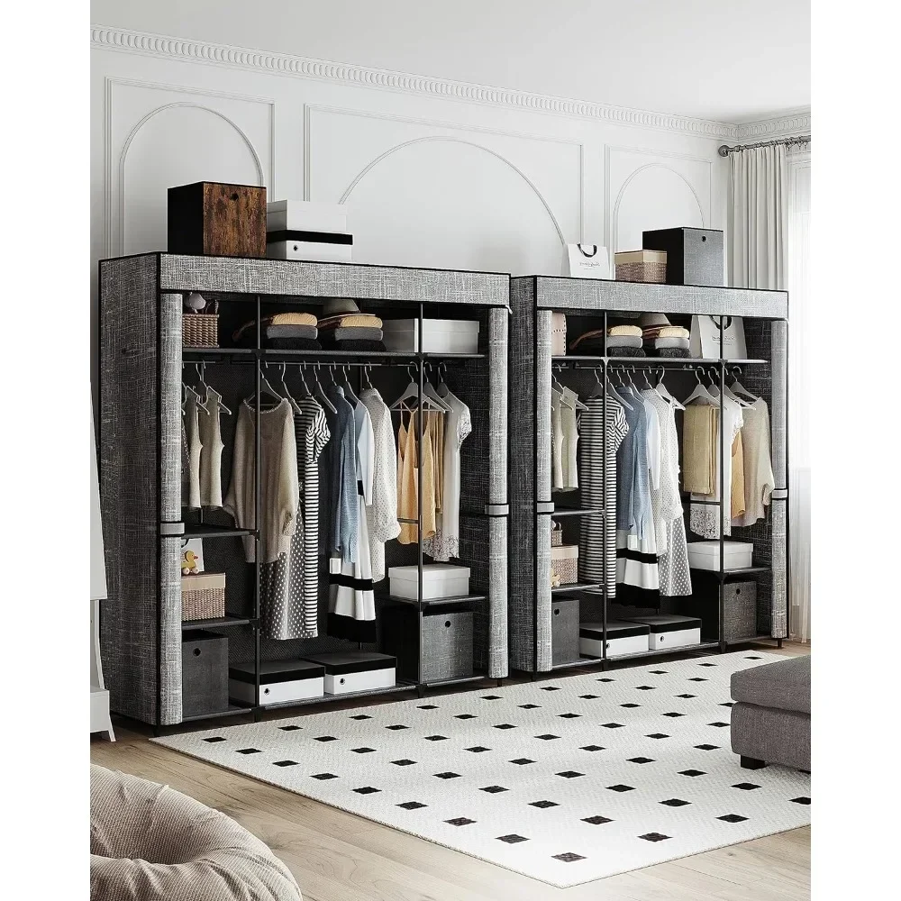 Guarda-roupa, Armário Portátil - Wardrobe Closet Portable Fabric Cover avaliação e preço