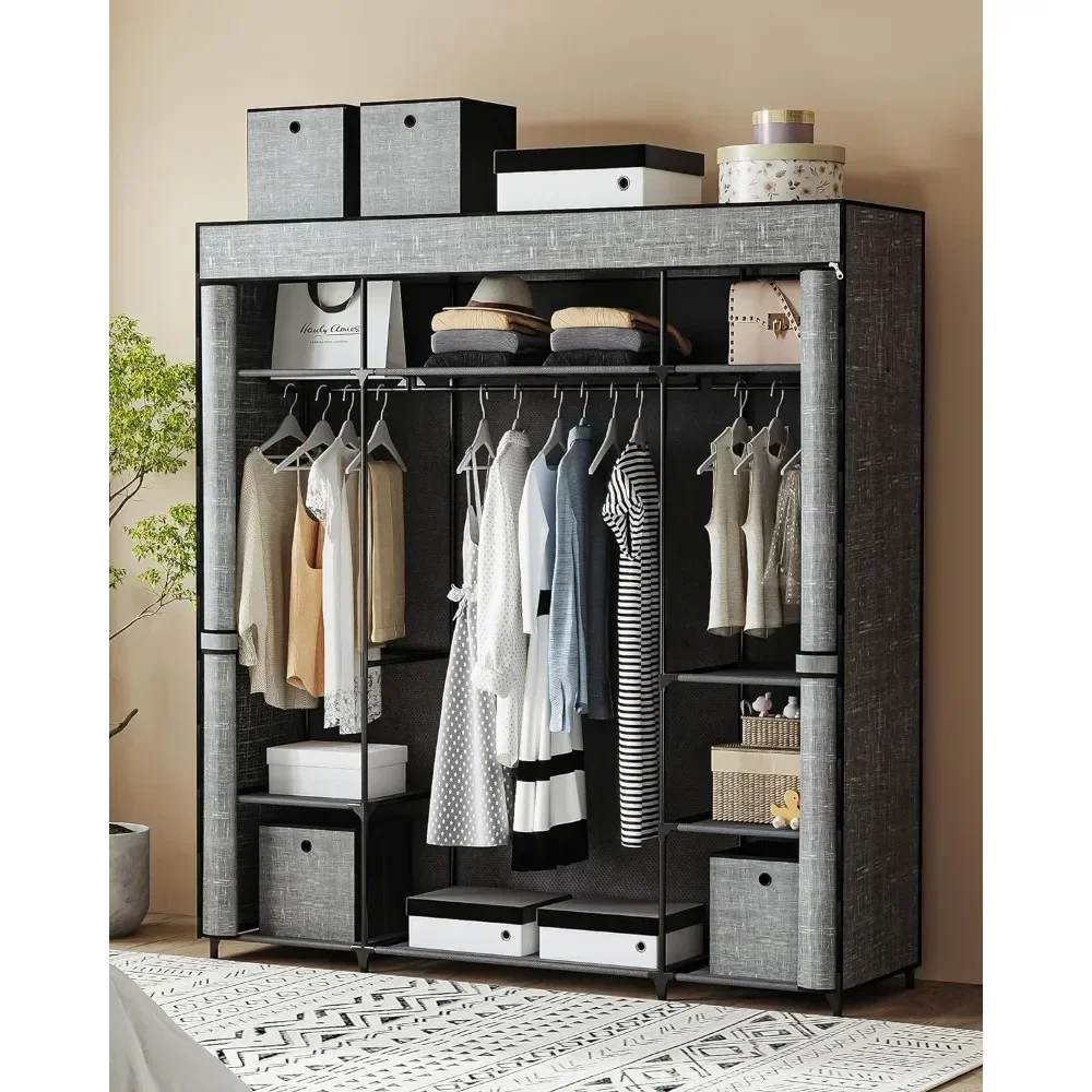 Guarda-roupa, Armário Portátil - Wardrobe Closet Portable Fabric Cover avaliação e preço